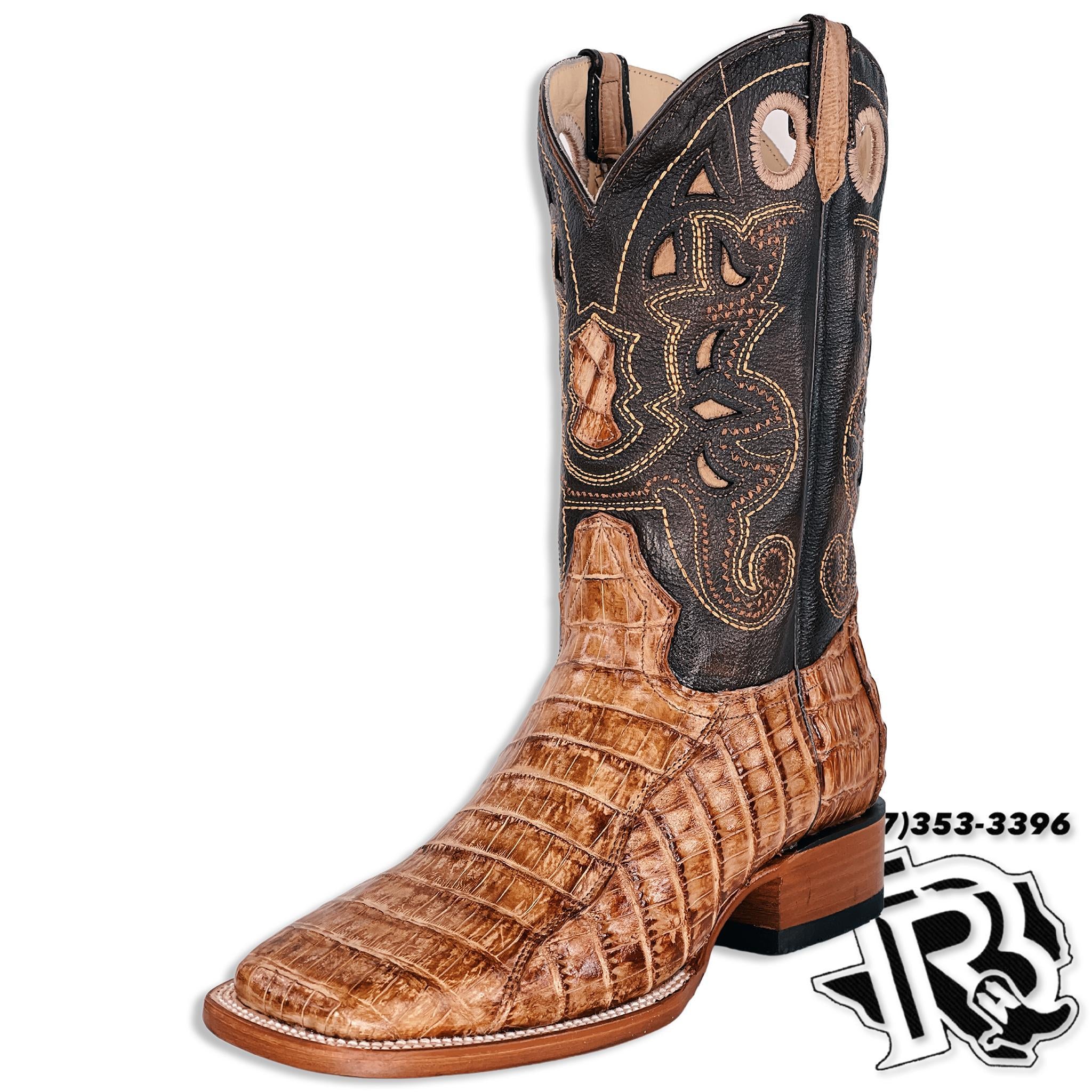 BR BOOTS : Caiman BELLY TAN (panza de caiman tan) – Botas Rojero