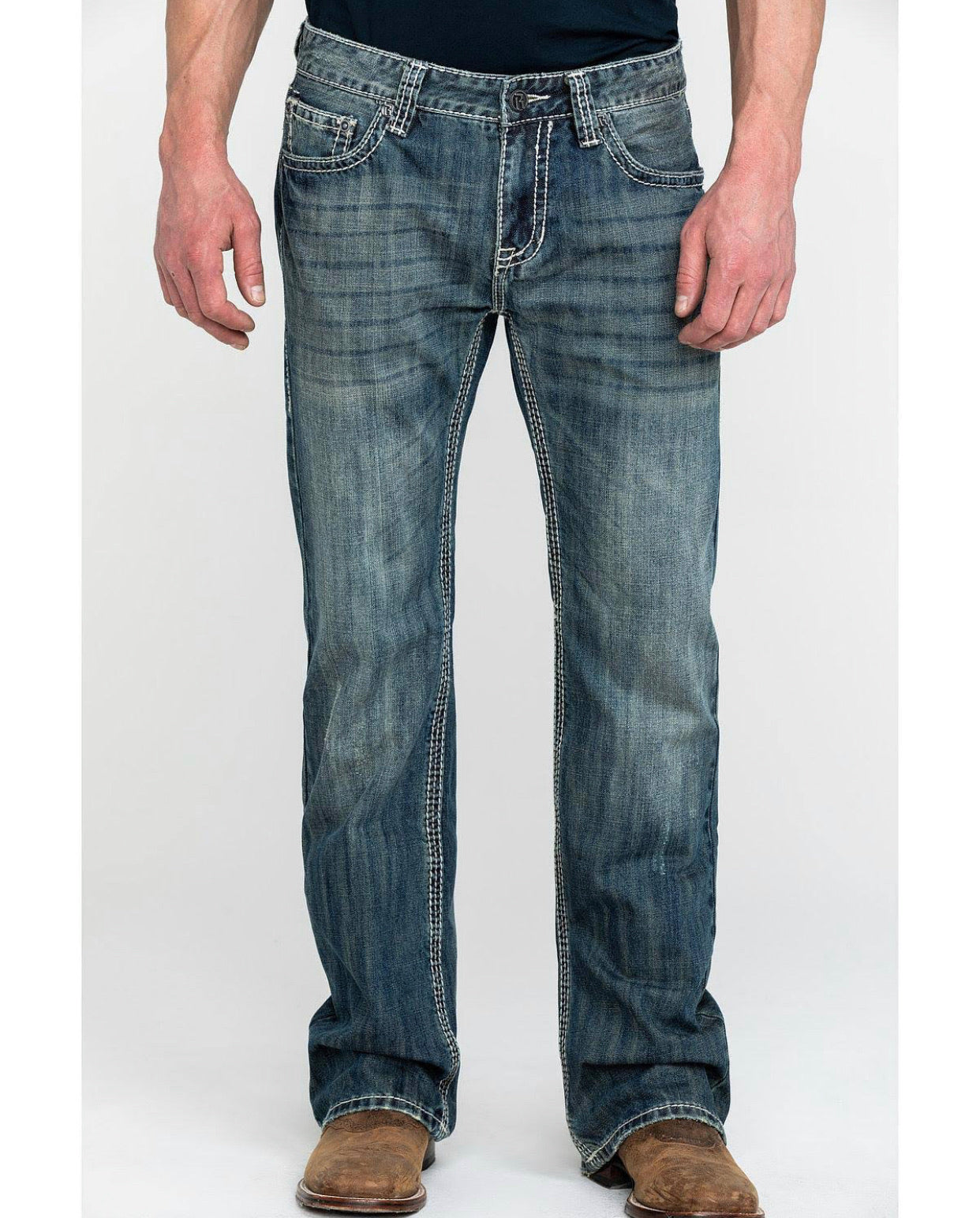 rock and roll denim pistol bootcut