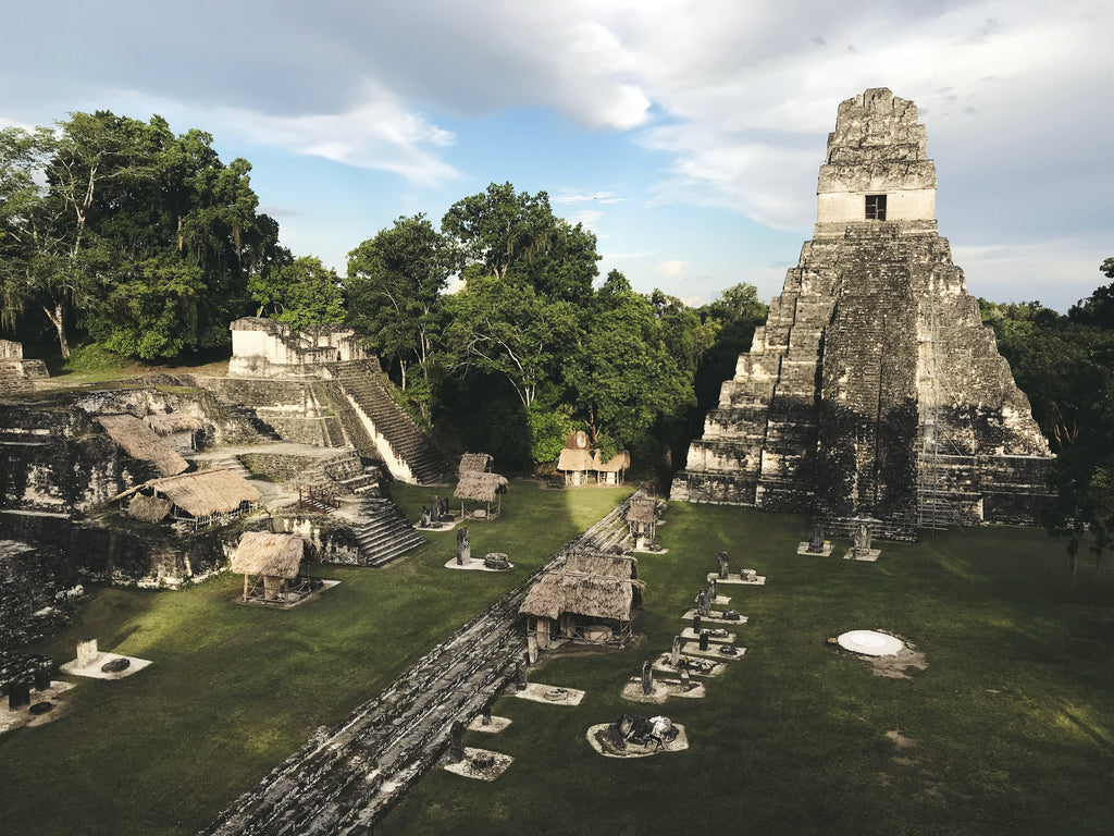 Temple, Guatemala - Guatemalan coffee