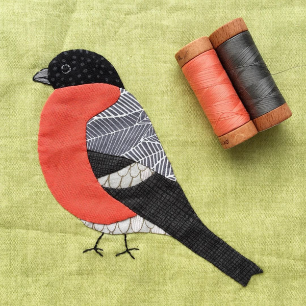 Jo Avery Bullfinch applique pattern