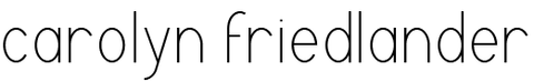 Carolyn Friedlander Logo