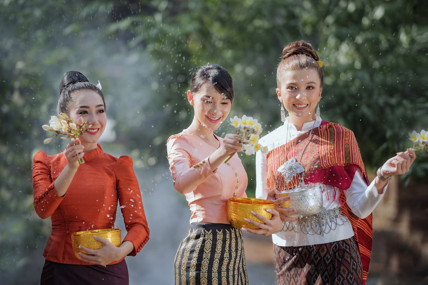 festival Songkran thailande