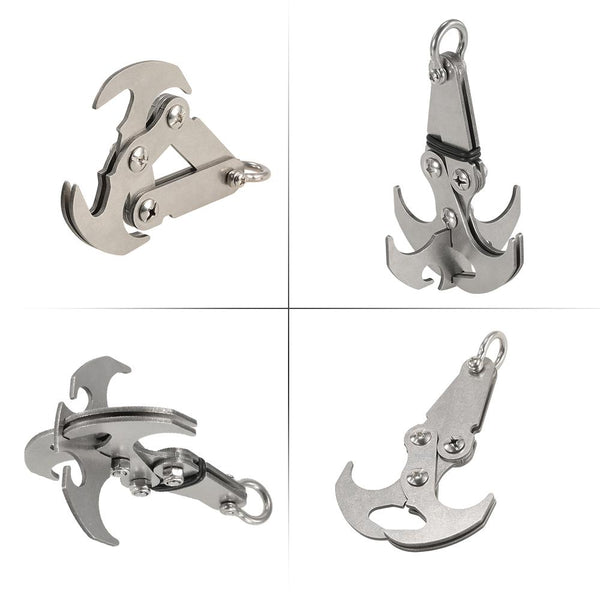 KUFA Galvanized Steel Grapple Hooks, 8 H x 5 W