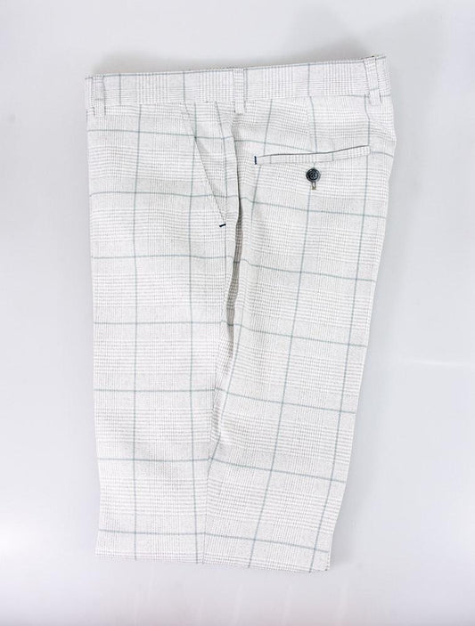 Textured Beige Trousers - STOCK CLEARANCE