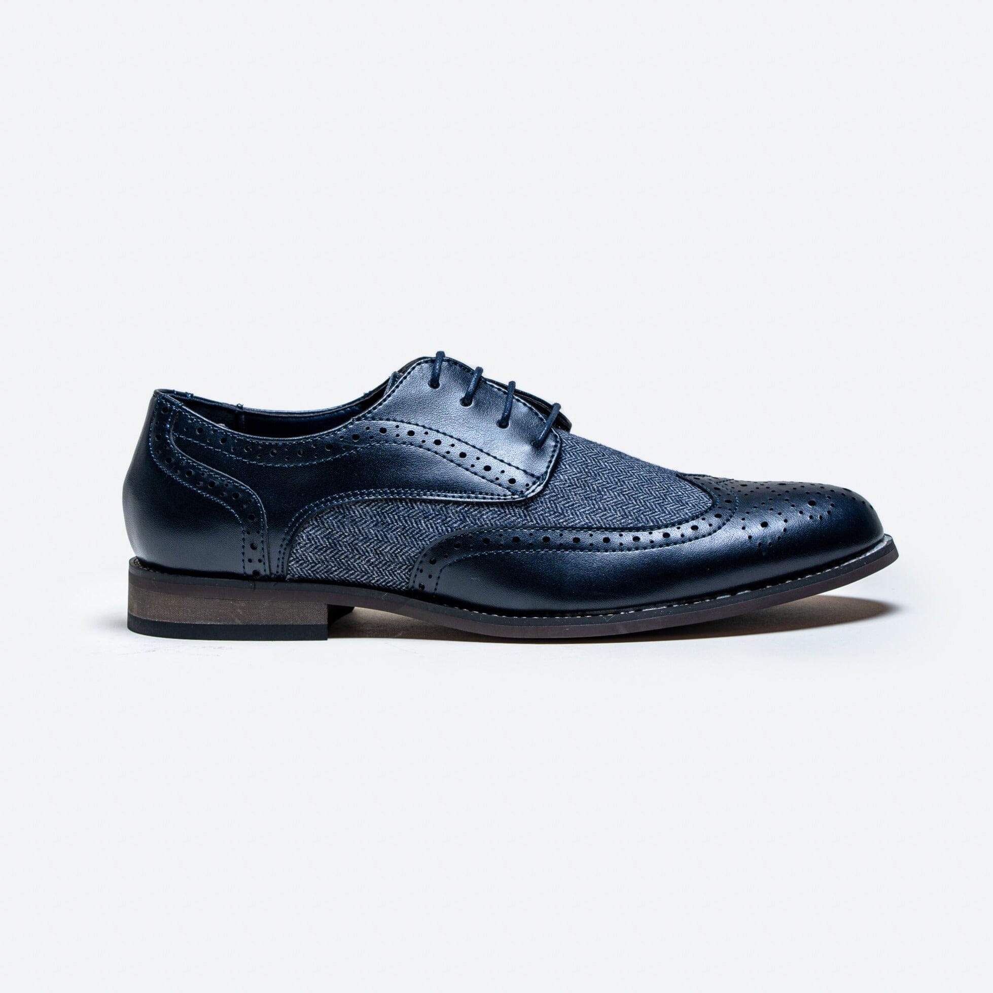 Oliver Navy Tweed Shoes