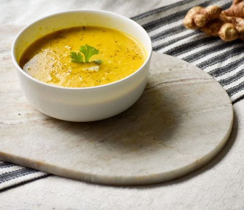 Carrot Turmeric Cauliflower Soup