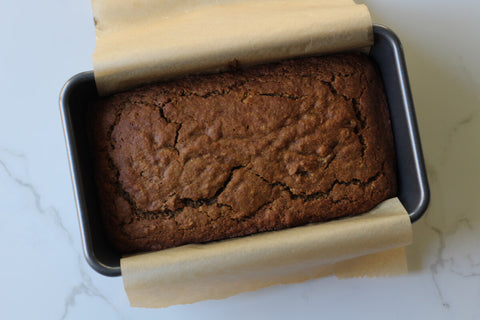 Let the gingerbread cool in the pan for 20-30 minutes. Then, remove from the pan and transfer to a wire cooling rack.