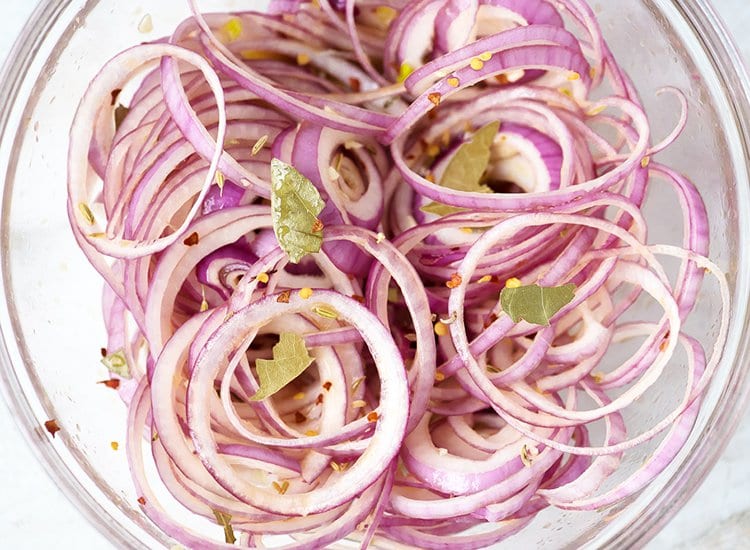 Quick Pickled Red Onions - Everyday Family Eats