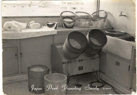 Pearl processing equipment for washing and bleaching has not seen much publicity since then.