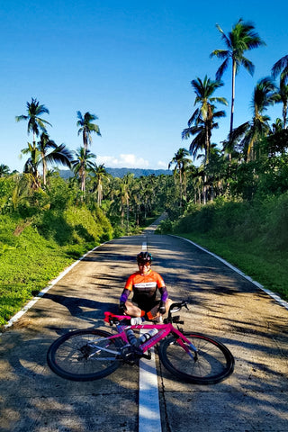 Dianne is wearing the Ciclo x Cycling Matters Jersey