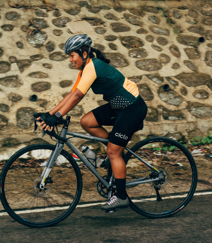 Ciclo Cyclist in the Endurance II Bib Shorts and Medley Jersey