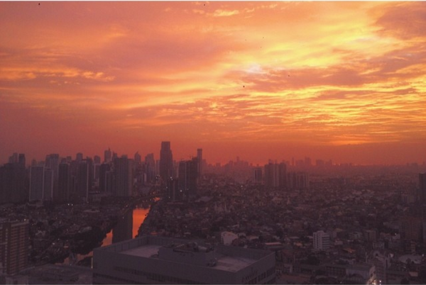 Pasig River Sunset View from Pioneer