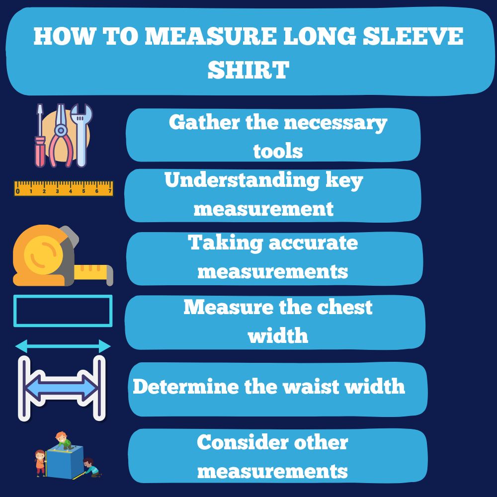 HOW TO MEASURE LONG SLEEVE SHIRT