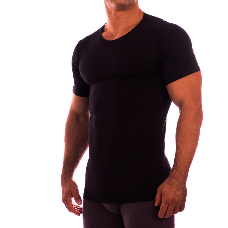 Crew Neck Short Sleeve Undershirt – Obviously Apparel