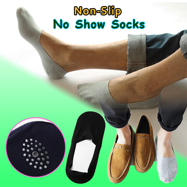 no show socks with silicone