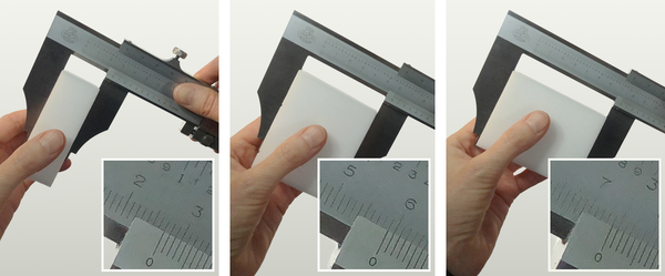 The current way of measuring volume of an object - before getting a 3D scanner