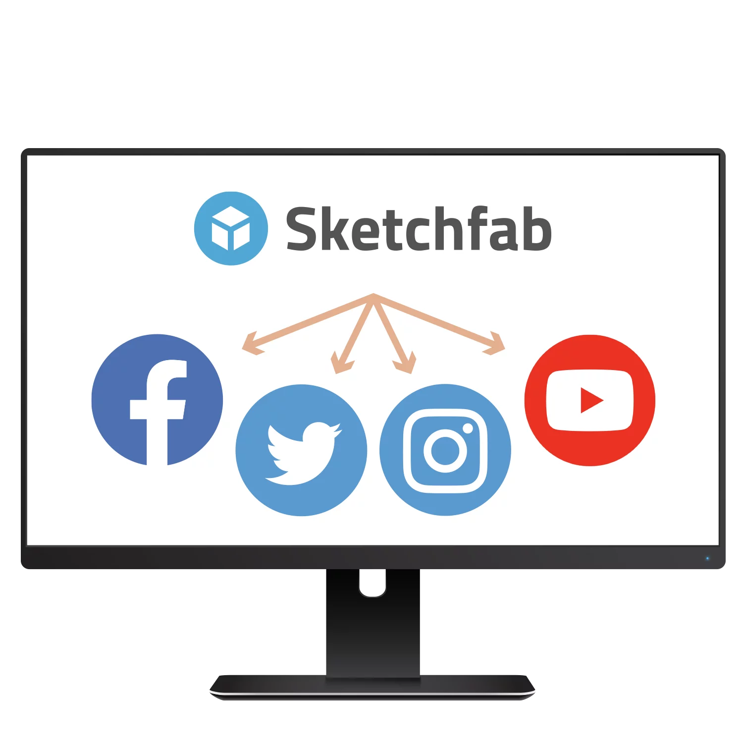 Sharing workflow Share your 3D model directly on Sketchfab from SOL PRO 3D scanner software