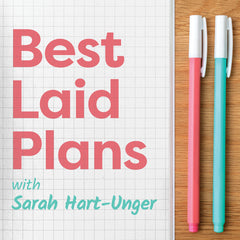 Wonderland 222 featured Planner on The Best Laid Plans Podcast with Sarah Hart-Unger.  A podcast all about planning, planners, notebooks and stationery. 