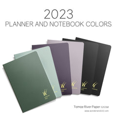 2023 Wonderland Planner and Notebook Presale open.  Featuring Tomoe River Paper