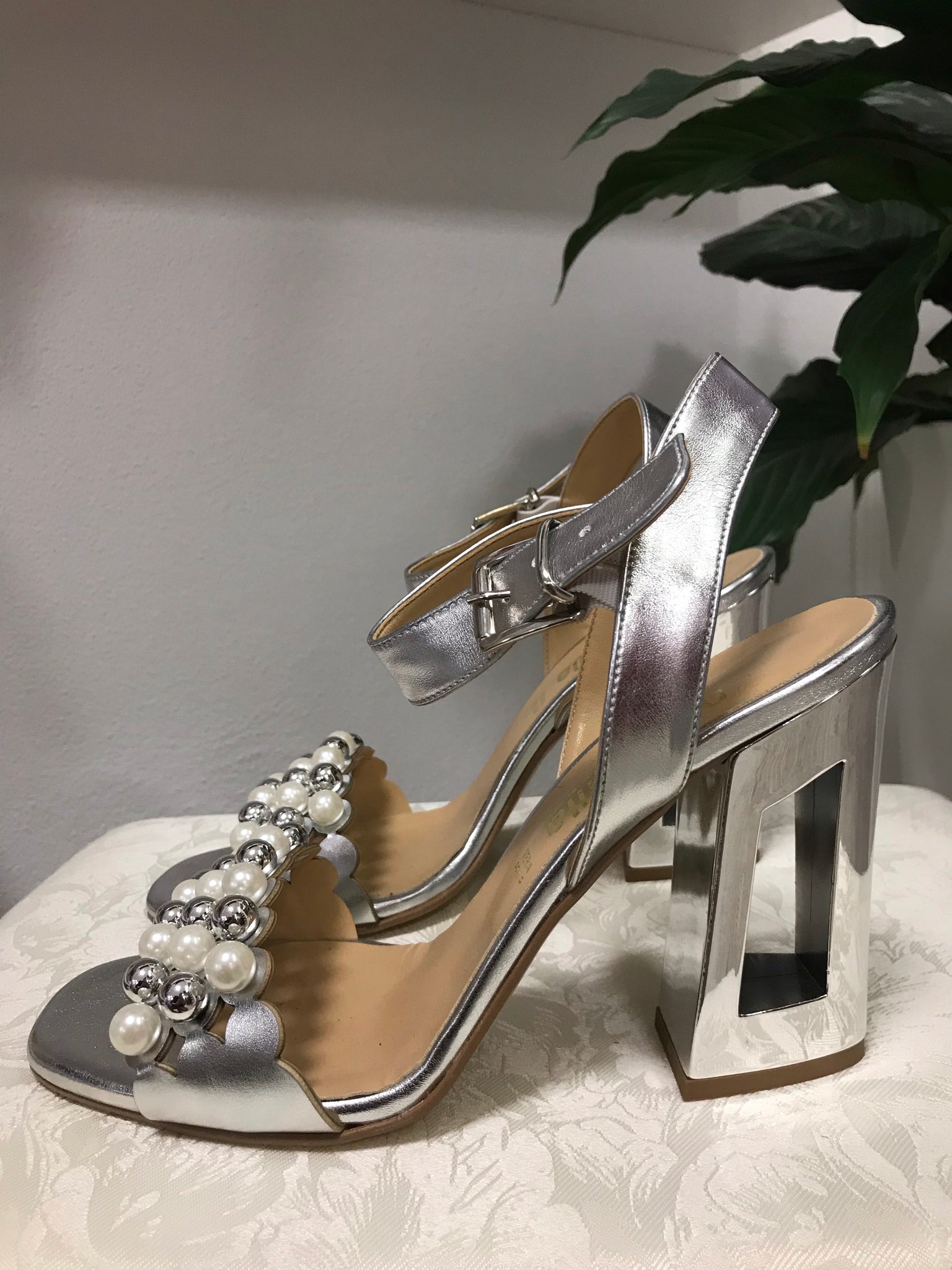 Sandali gioiello donna argento – Marylin Boutique