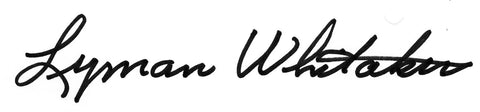 Lyman Whitaker's Signature