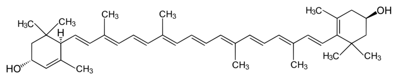 Lutein - chemical structure