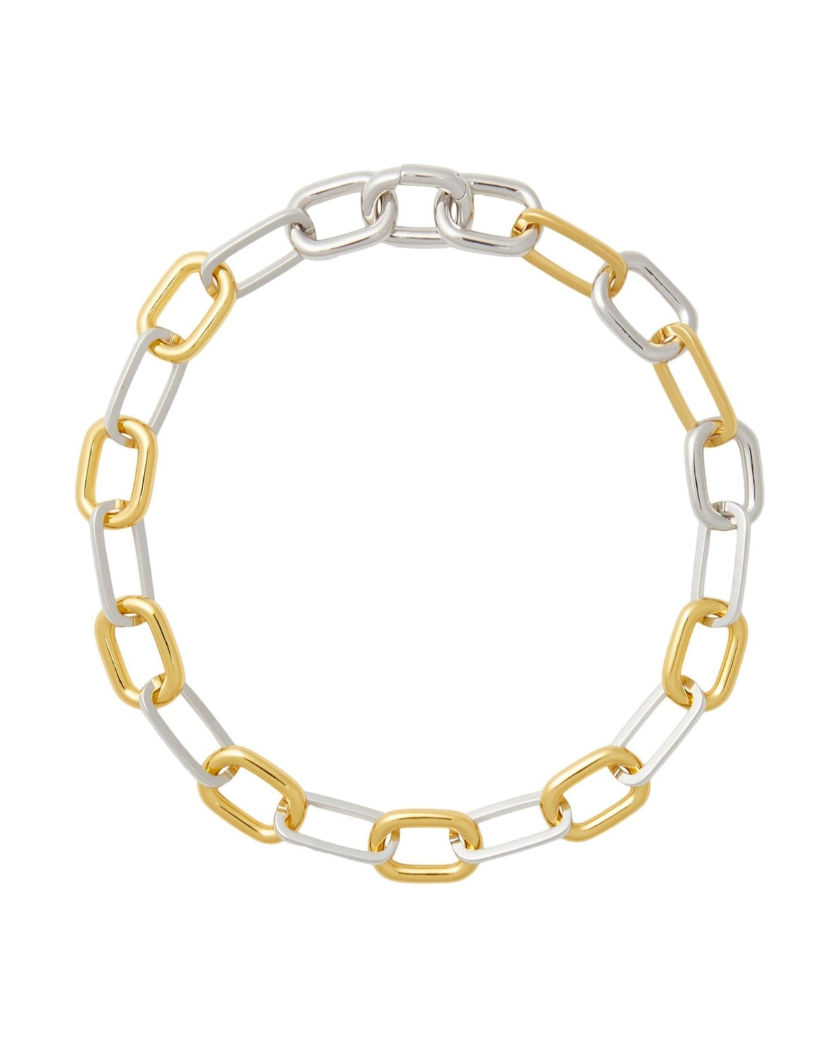 Interchangeable Link Necklace in Gold and Silver Split – MACHETE