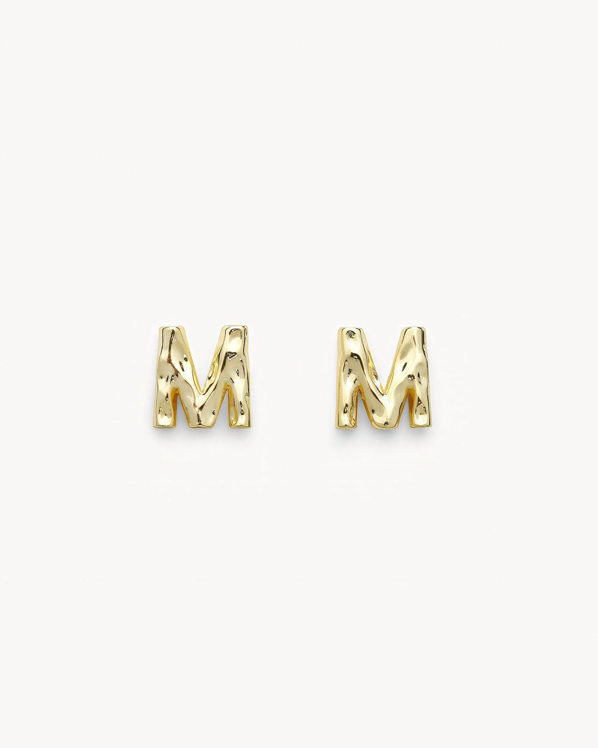 Monogram Necklace - Letter Charm on Silk Cord