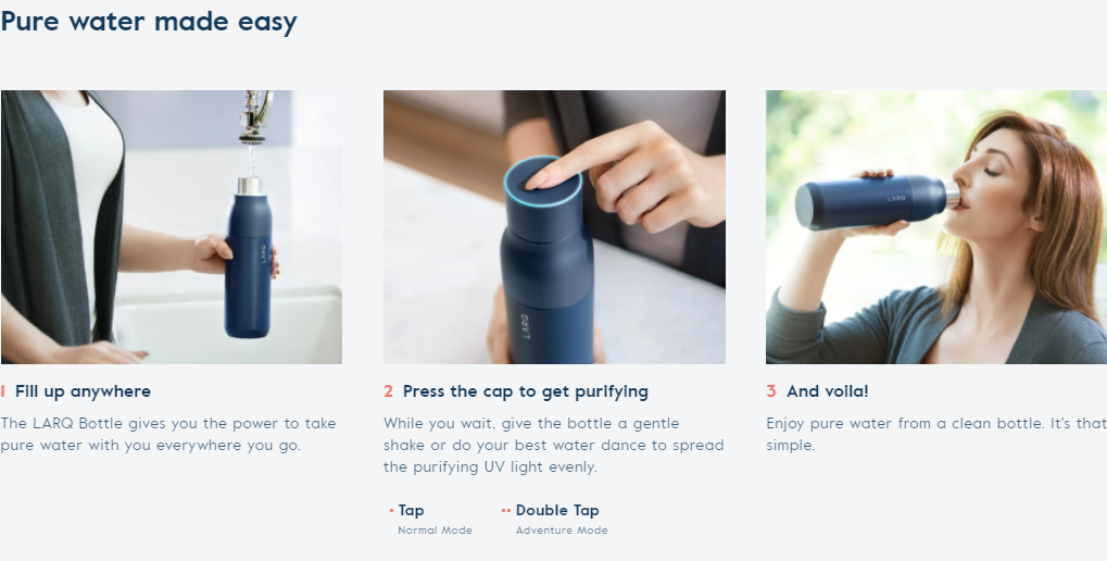 Auron - Self-Cleaning Water Purifying UV-C Smart Bottle by Auron Bottle —  Kickstarter