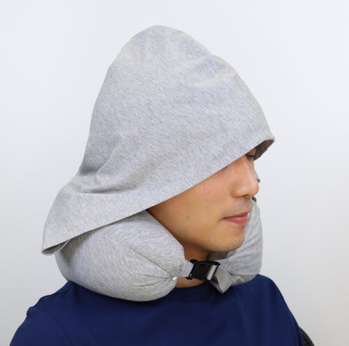 Determinant Hoodie Pillow in use