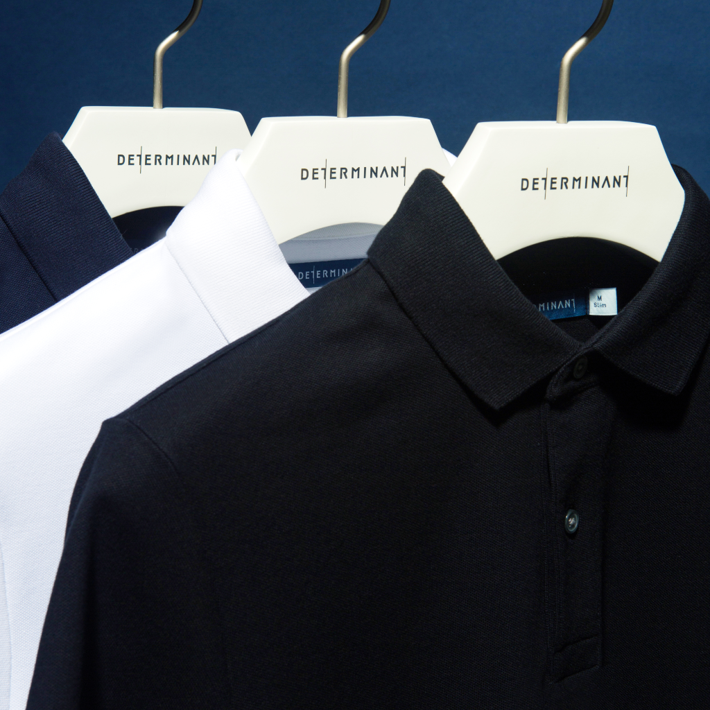 Soft and comfortable polos from determinant