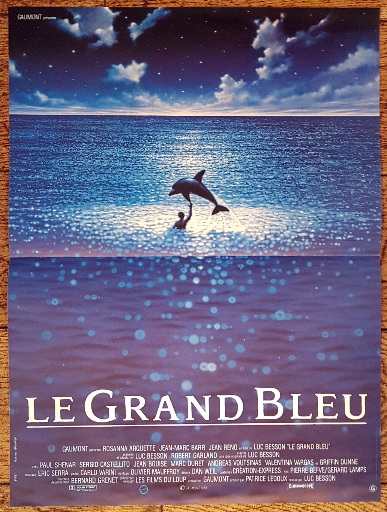 Affiche Le Grand Bleu  La Boutique Carlotta Films