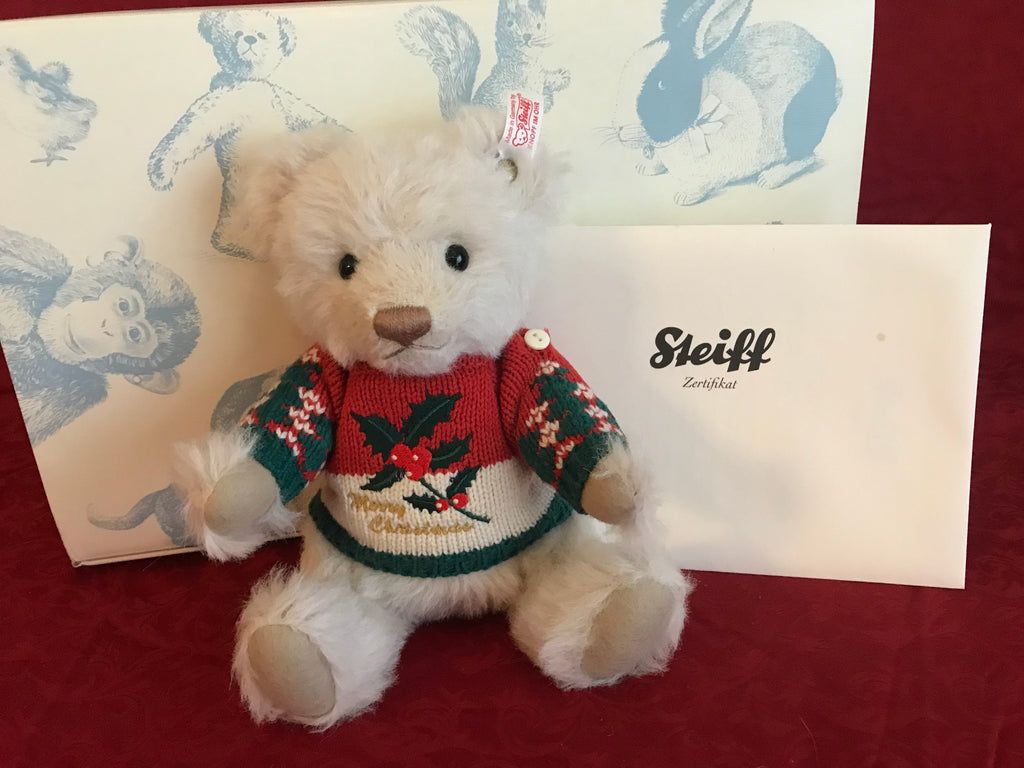 steiff christmas bear