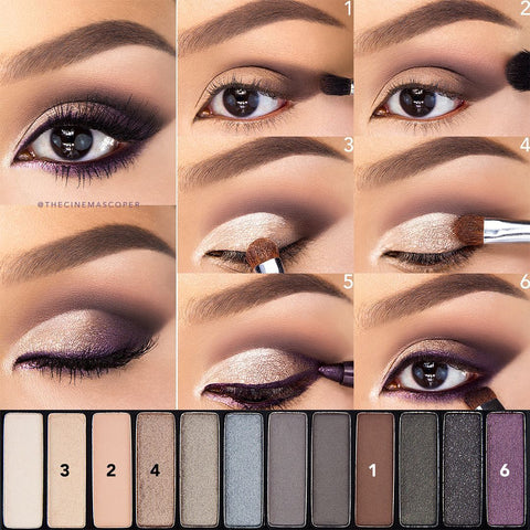 how to do eyes makeup step by step