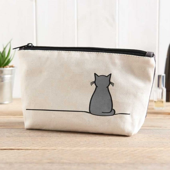 Sitting Cat Zip Bag by Jin Designs