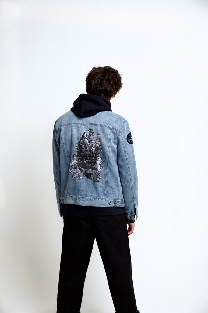 Mens Harky Shark Jacket | Blue – my.seashepherdstore.com