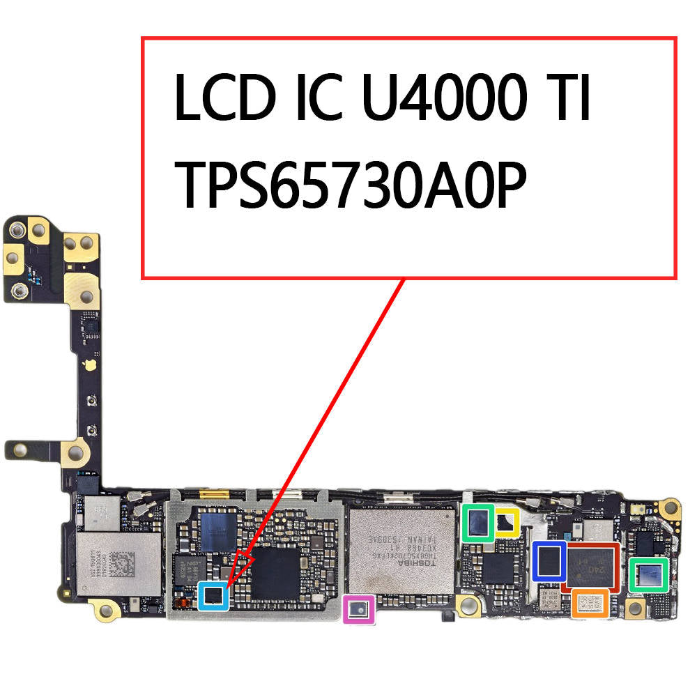 OEM iPhone 6S / 6S Plus LCD IC U4000 | Myfixparts.com â€