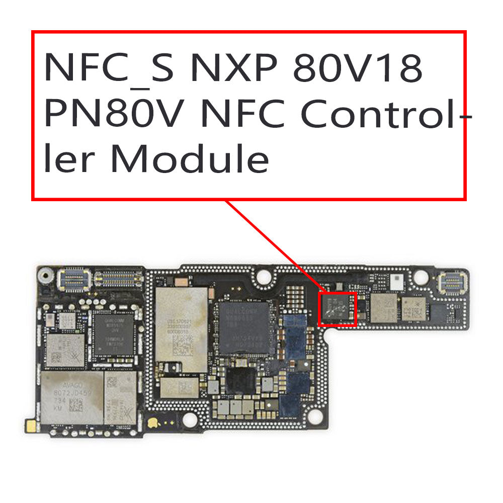 OEM iPhone X NFC_S NXP 80V18 NFC Controller Module | myFixParts.com