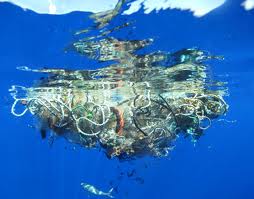 Floating Plastic Garbage 