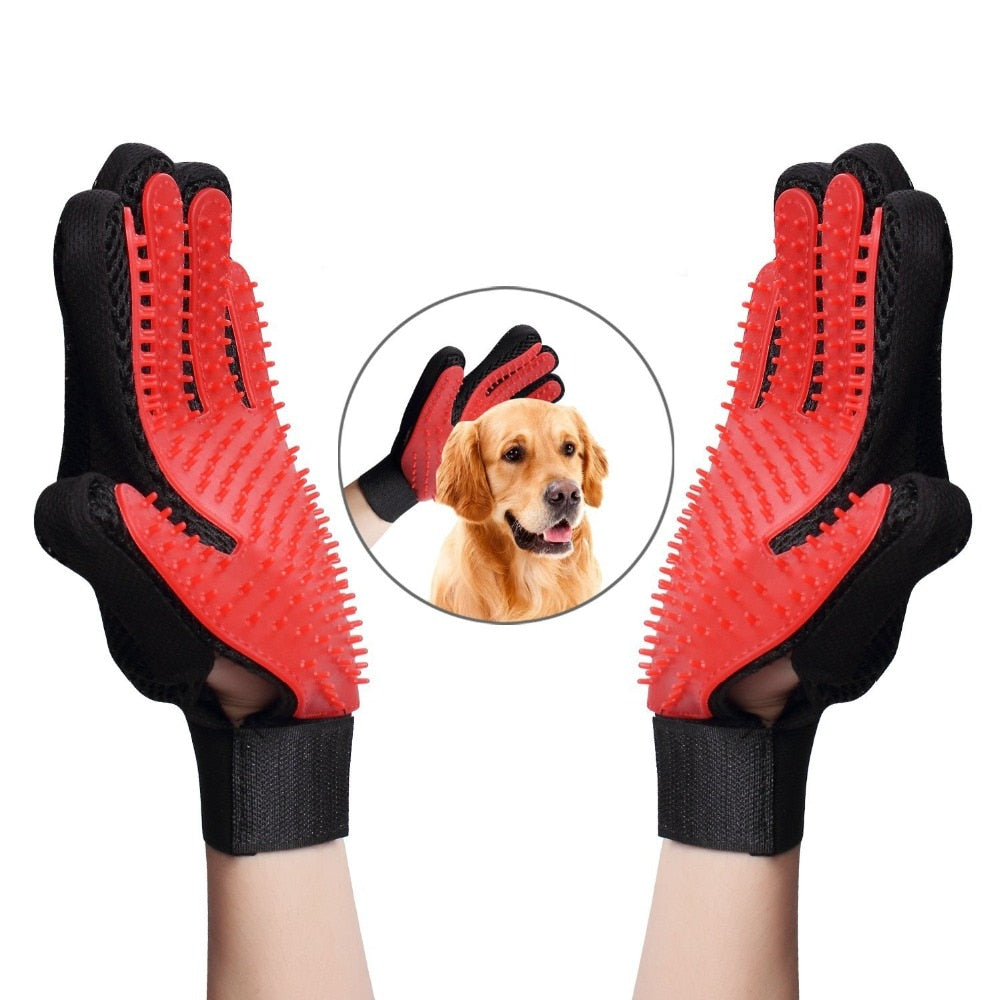 Grooming Gloves Pets Hair Remover