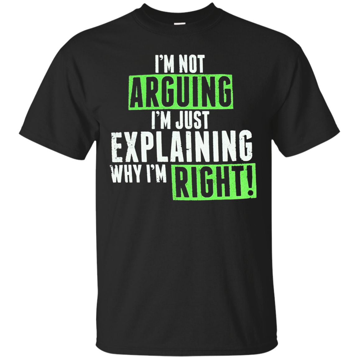 I'm Not Arguing Just Explaining Why I'm Right T Shirt Hoodie Sweater ...