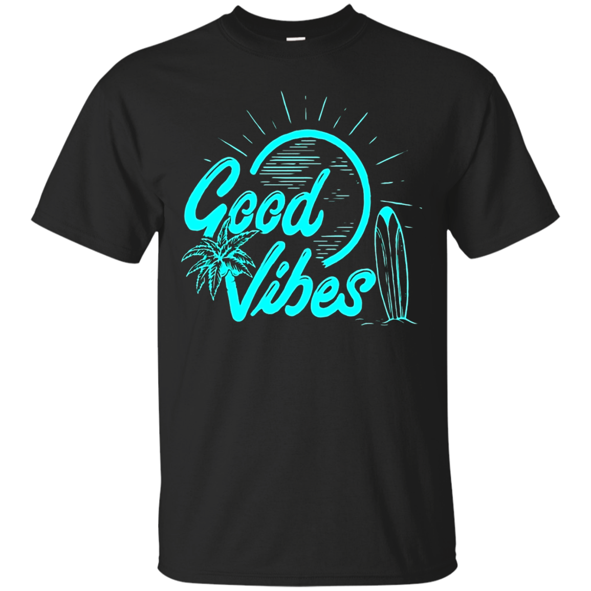Cute Trendy Summer - Good Vibes T-shirt - Amyna