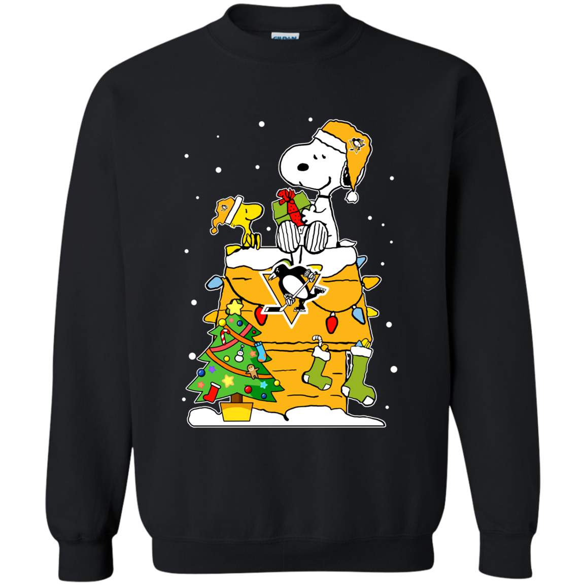 Pittsburgh Penguins Snoopy Ugly Christmas Sweaters Shirts - Amyna