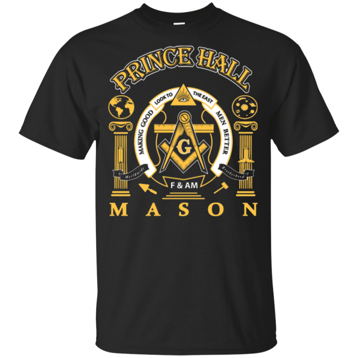 The Masonic Store Prince Hall Mason - F&am T-shirt For Kids - Amyna
