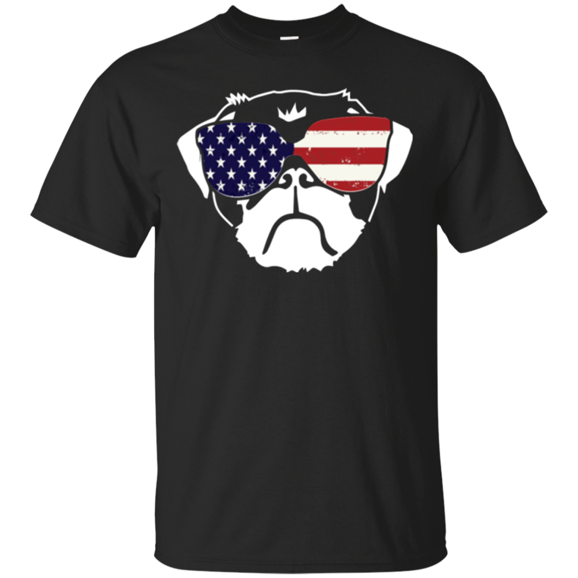 4th Of July Patriotic Dog American Flag Celebration Party Shirt - Amyna