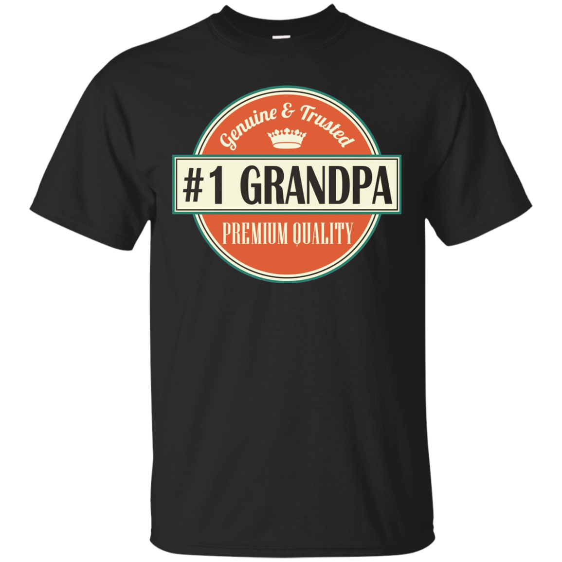 Mens Number 1 Grandpa T-shirt #1 Grandfather Fathers Day Gift Father's ...