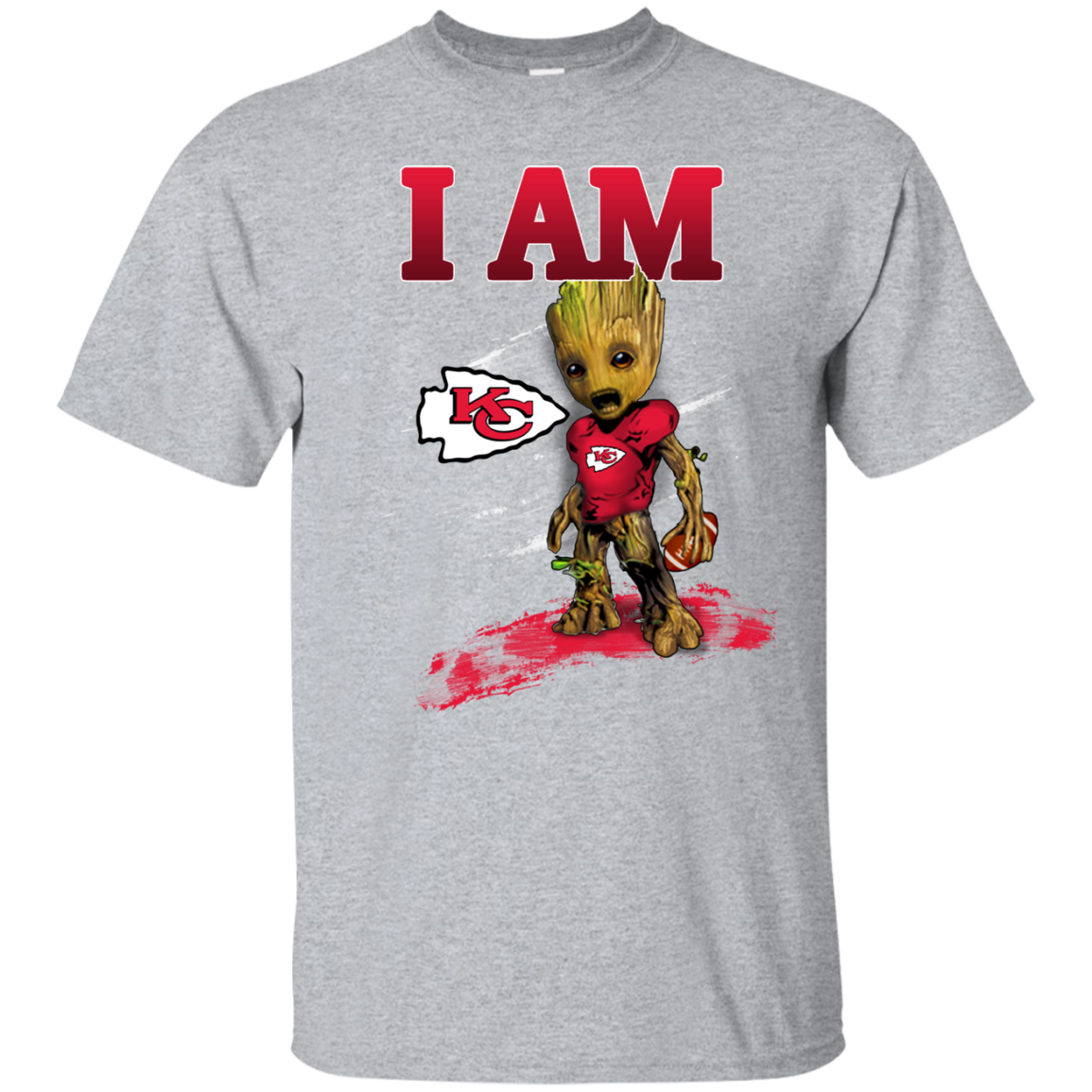 I Am Kansas City Chiefs Groot Football Lovers Nfl Shirt - Amyna