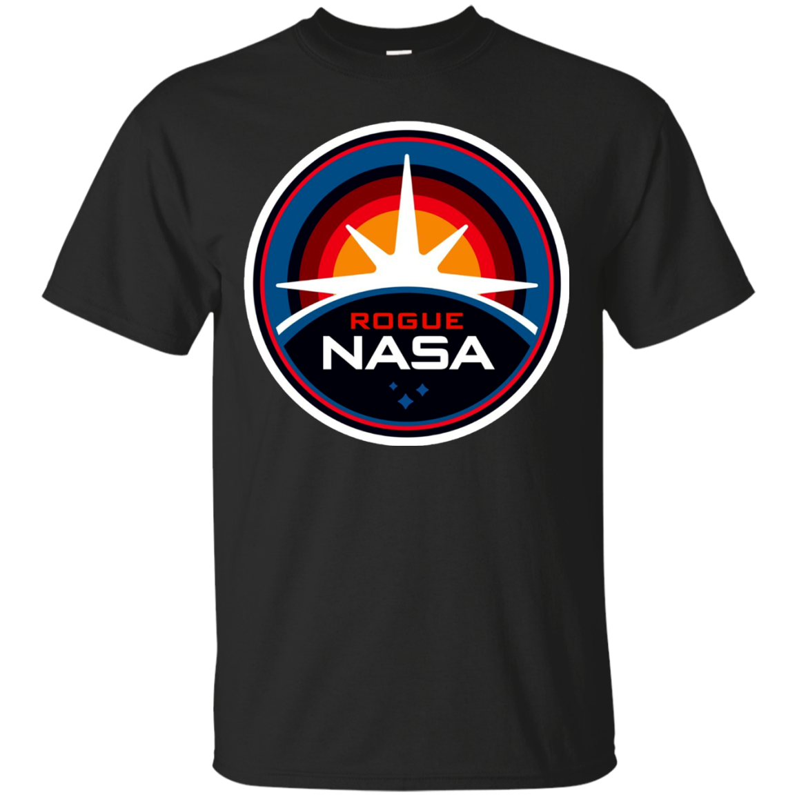 black nasa shirt