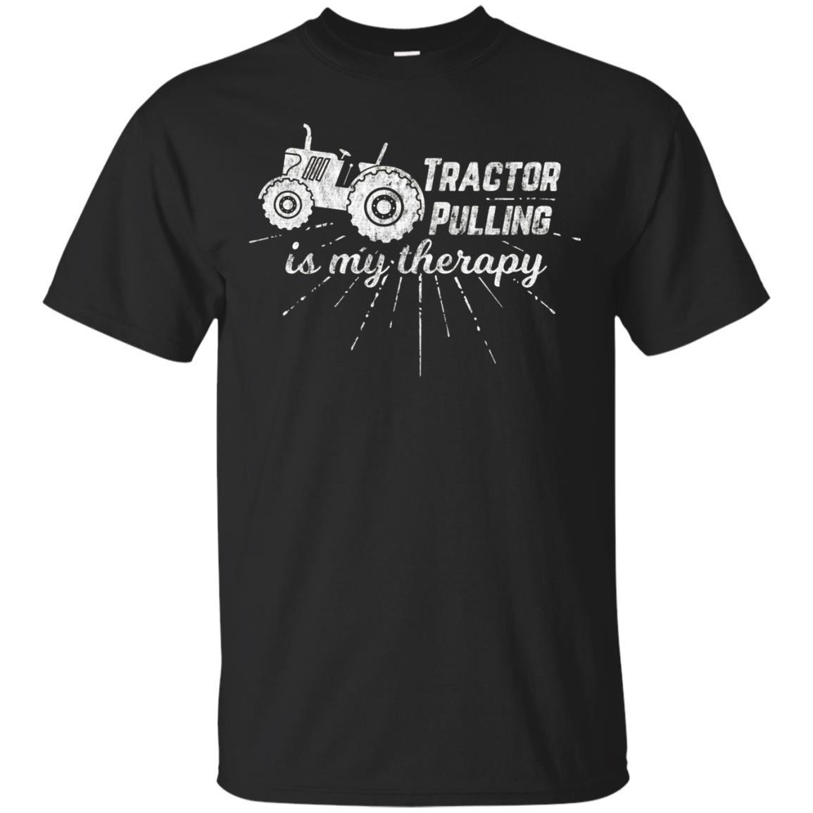 Tractor Pulling Is My Therapy Sarcastic Puller T-shirt - Amyna