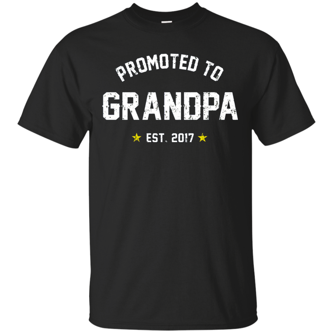 Mens Promoted To Grandpa Shirt Gift For New Grandpa Est 2017 11 - Amyna
